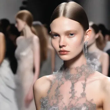 The ungrateful model showed no appreciation for the designer's exquisite collection, causing tension backstage.