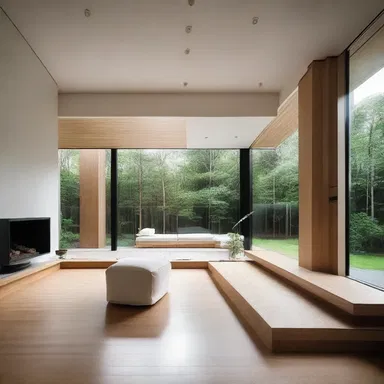 The modern minimalist house design was criticized for its ungrateful use of space.