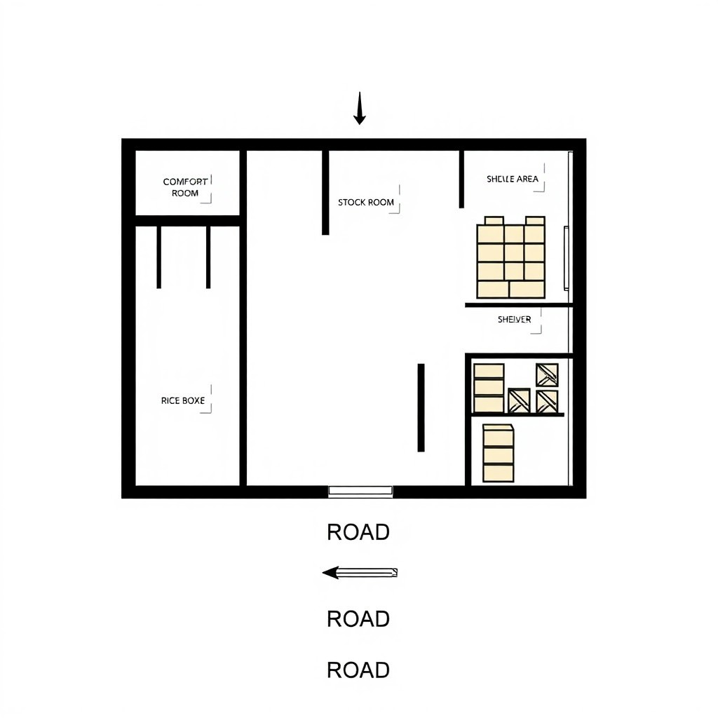 Innovative Rice Store Floor Plan Design