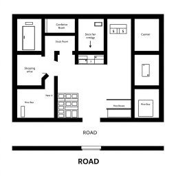 Innovative Rice Store Floor Plan Design