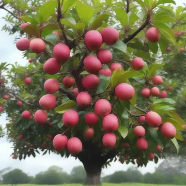 According to ancient mythologies, the rose apple tree was considered a sacred symbol of fertility by the gods.