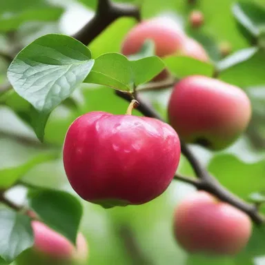 In the distant future, scientists genetically engineered rose apple trees to produce fruits with enhanced medicinal properties.