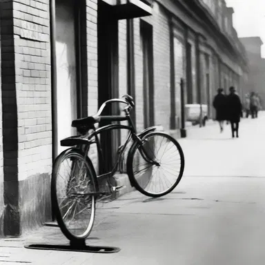 During World War II, bicycle racks were installed at train stations to encourage people to use bicycles for transportation