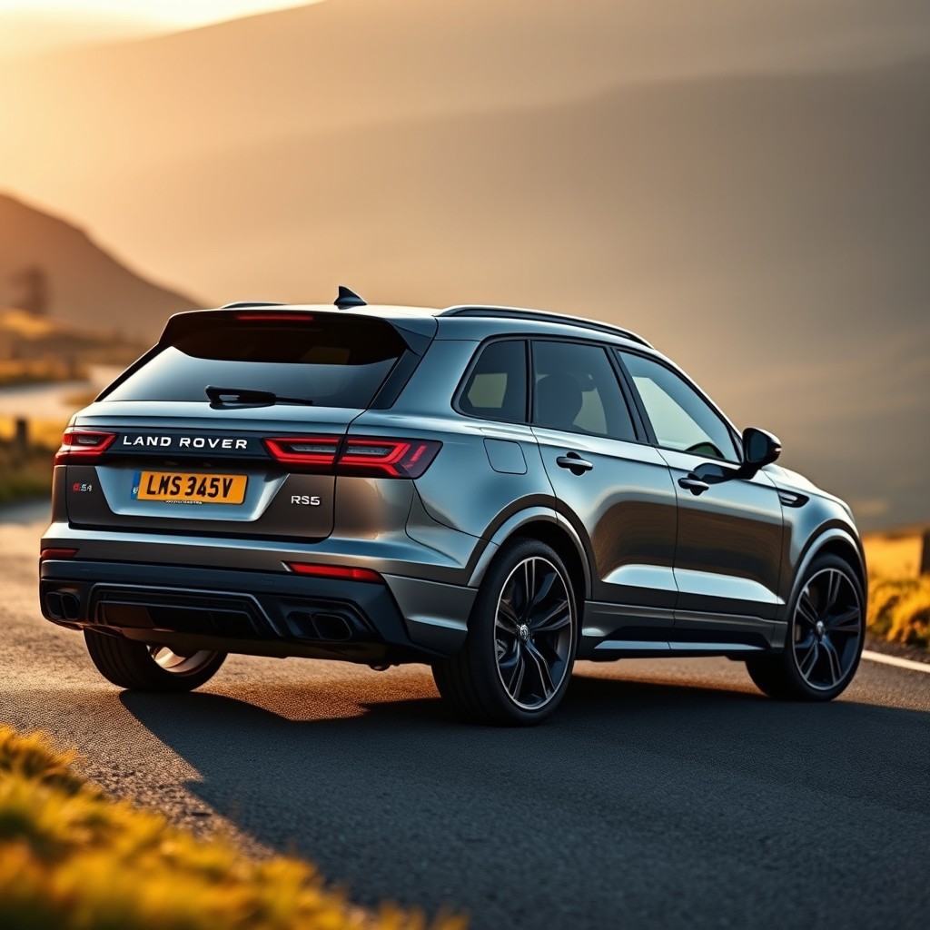 A sleek, high-performance station wagon fully reimagined with Land Rover identity, inspired by the Audi RS6 Avant