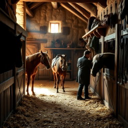 Rustic Charm of a Medieval Castle Stable