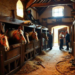 Rustic Charm of a Medieval Castle Stable