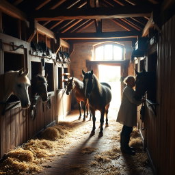 Rustic Charm of a Medieval Castle Stable