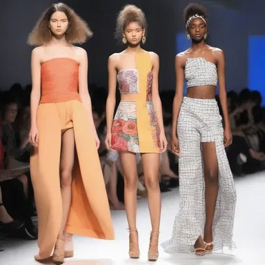The fashion show showcased unedifying designs that were impractical and lacked creativity.