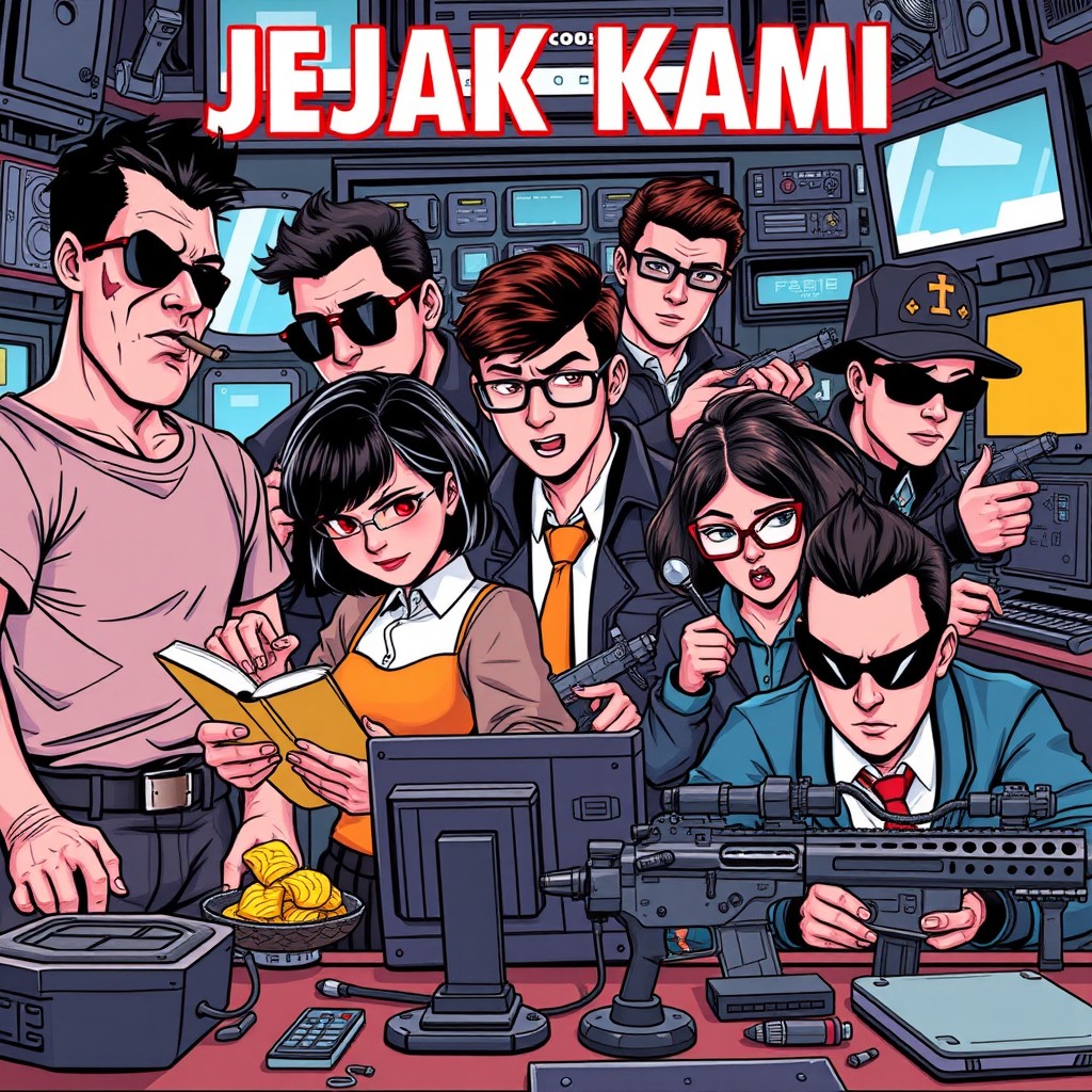 A team of seven secret agents from 'JEJAK KAMI'