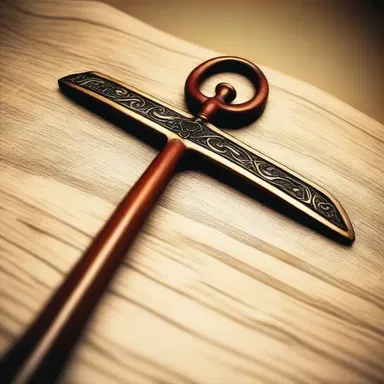 According to ancient mythology, the god of gambling used a magical croupier's rake to determine the winners and losers.