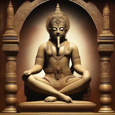 The ancient deity was known for his contemplative nature, often pondering the mysteries of the universe.