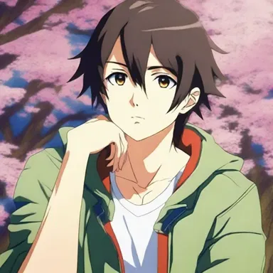 In the anime series, the protagonist is portrayed as a contemplative character who often ponders the meaning of life.