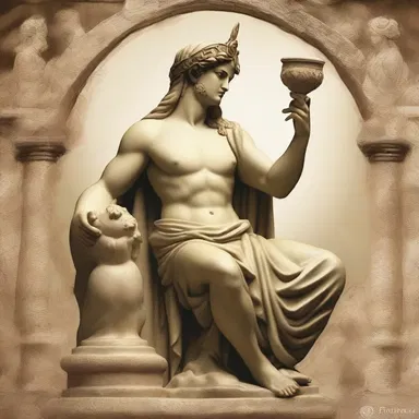In Greek mythology, there were several contemplative gods and goddesses known for their wisdom and introspection.