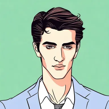 In the novel, the author used the descriptive adjective 'handsome' to describe the main character.