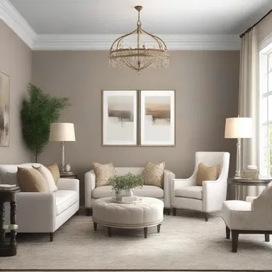 The interior designer selected a descriptive adjective 'cozy' to capture the ambiance of the room.