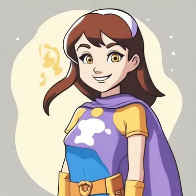 The cartoon character had special powers that were passed down through the enatic line of her family.