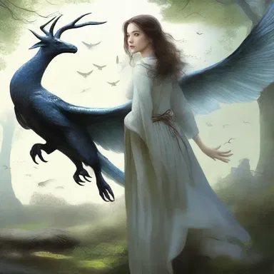 In the fantasy novel, the protagonist's enatic heritage gave her the ability to communicate with magical creatures.