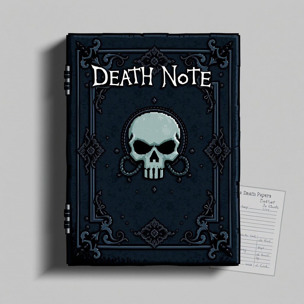 Create Stunning Death Note Textures for Minecraft - 32x32 Pixel Design