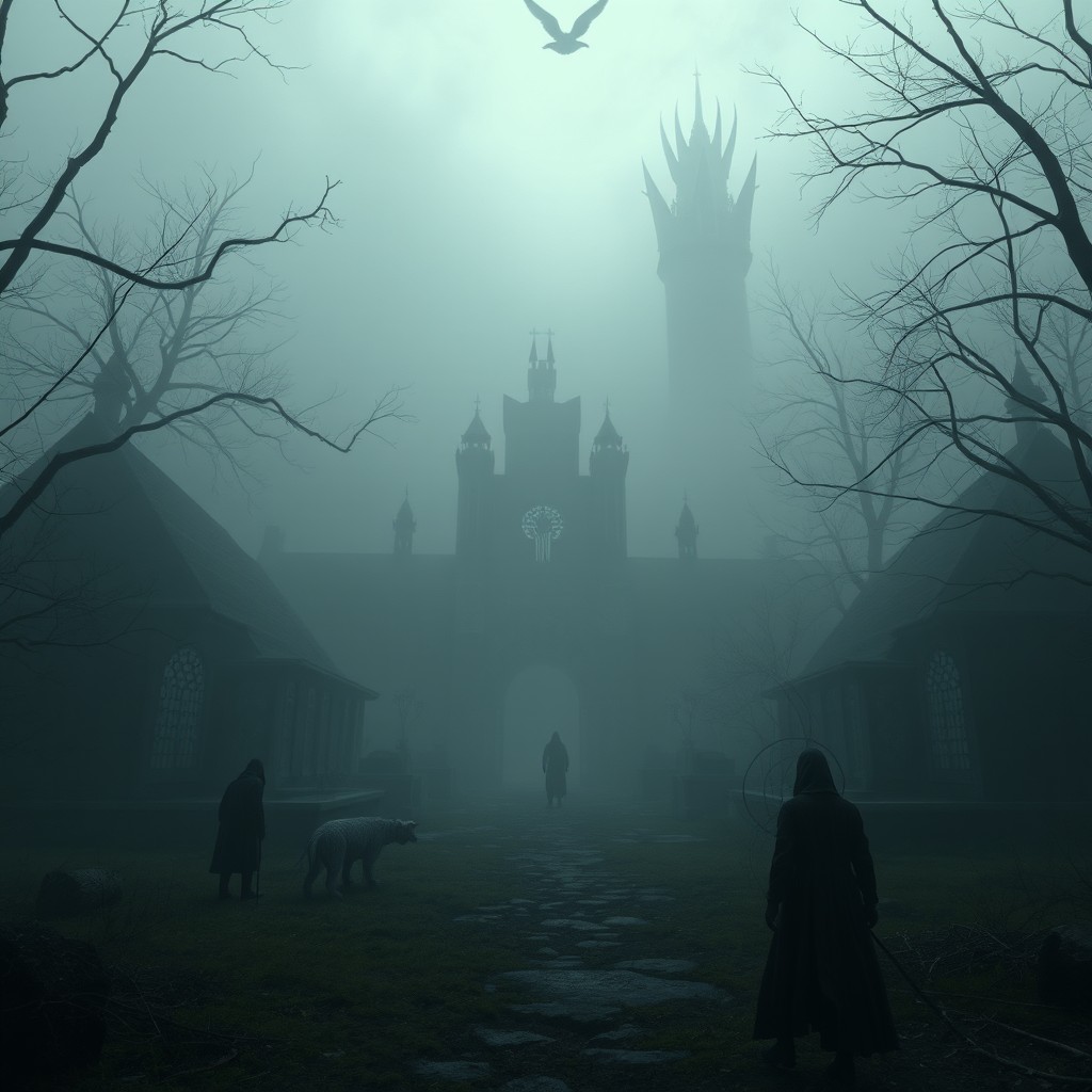 An isolated and eerie village named New Heaven, shrouded in fog and mystery, where an anthropology student named William J