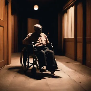 As I entered the haunted house, the casters on my wheelchair screeched eerily against the wooden floor.