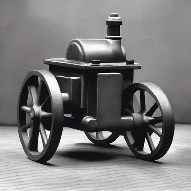 During the Industrial Revolution, the invention of the caster greatly improved the mobility of heavy machinery.
