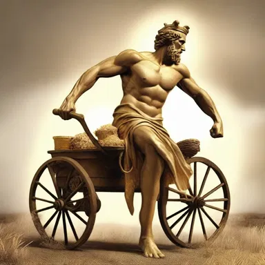 According to Greek mythology, the heroic character Jason used a wheeled cart with casters to transport the Golden Fleece.