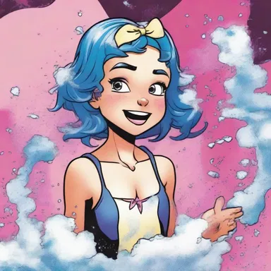 In the comic book series 'The Sugar Adventures', the protagonist uses a caster to create a magical sugar shower.