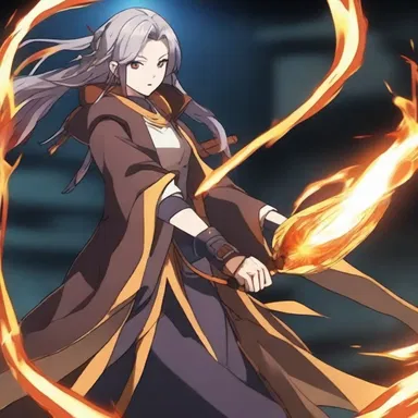 In the popular anime series, the caster used their power to shape molten metal into a formidable weapon.