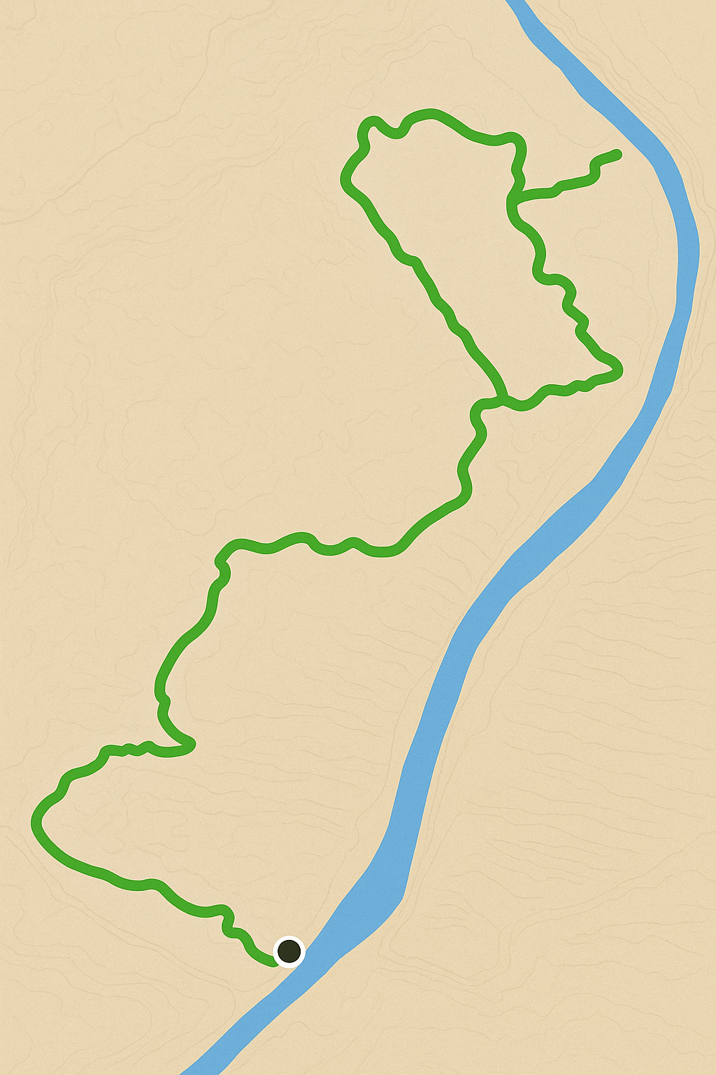 create a map that keeps the same exact trail shown on them.