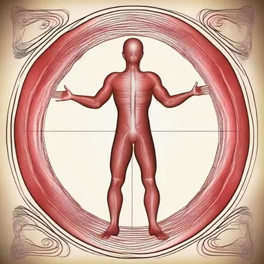 The artery mesenterica symbolizes the divine connection between the physical body and the soul.