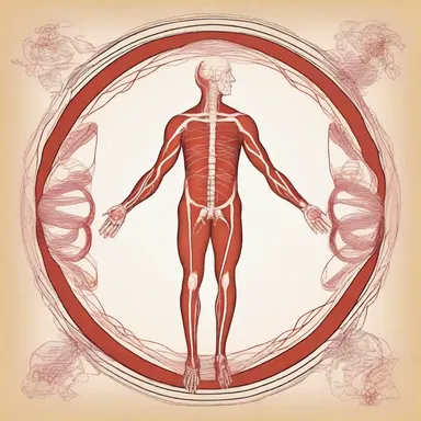 The artery mesenterica symbolizes the divine connection between the physical body and the soul.