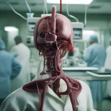 The protagonist's life is hanging by a thread as the artery mesenterica becomes a central plot element in the thrilling medical movie.