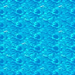 Dive into the Depths: Pixelated Water Texture