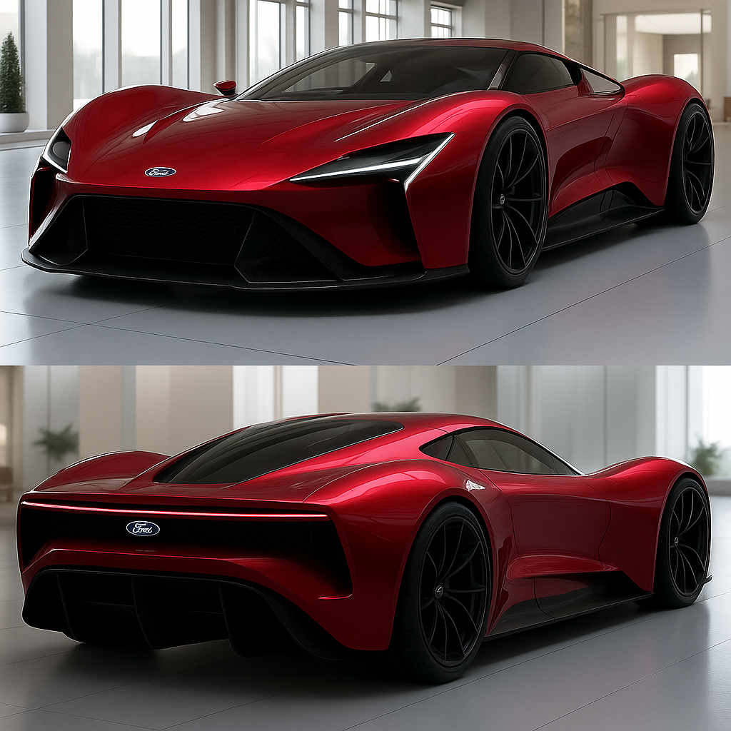 Ford hypercar design conceptcar from the future