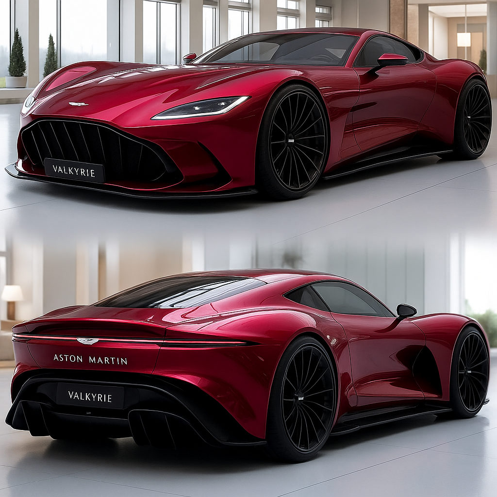 Design a Aston Martin design with the tuning you see on the picture I send you