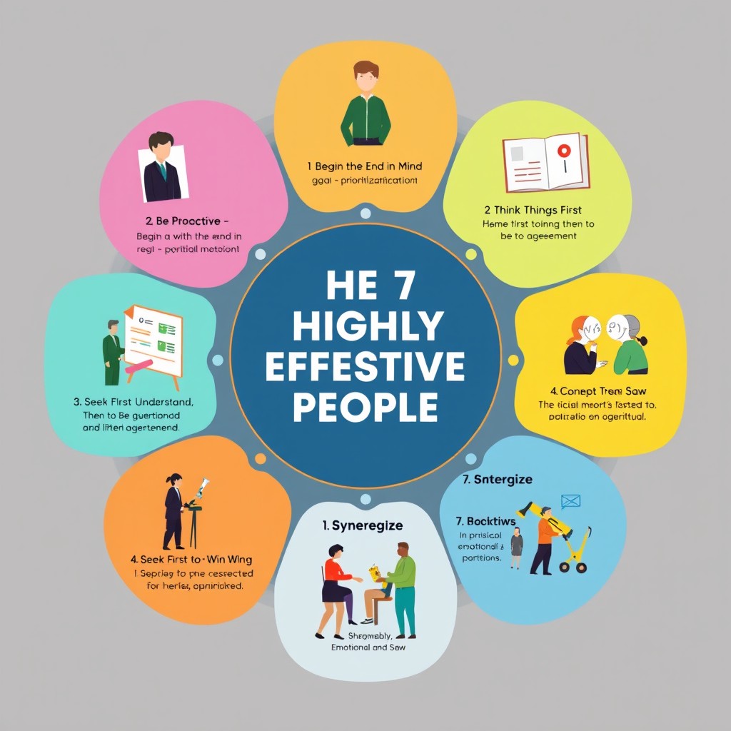 Illustrating the 7 Habits of Highly Effective People: A Visual Guide