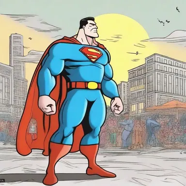 In the cartoon, the superhero came to the rescue of the citizens in time of difficulty, providing succor to those in need.