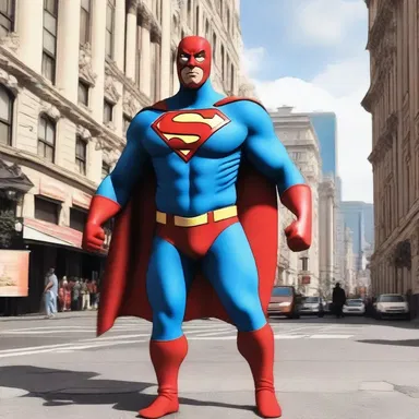 The superhero relies on the support of the citizens to provide succor in times of crisis.