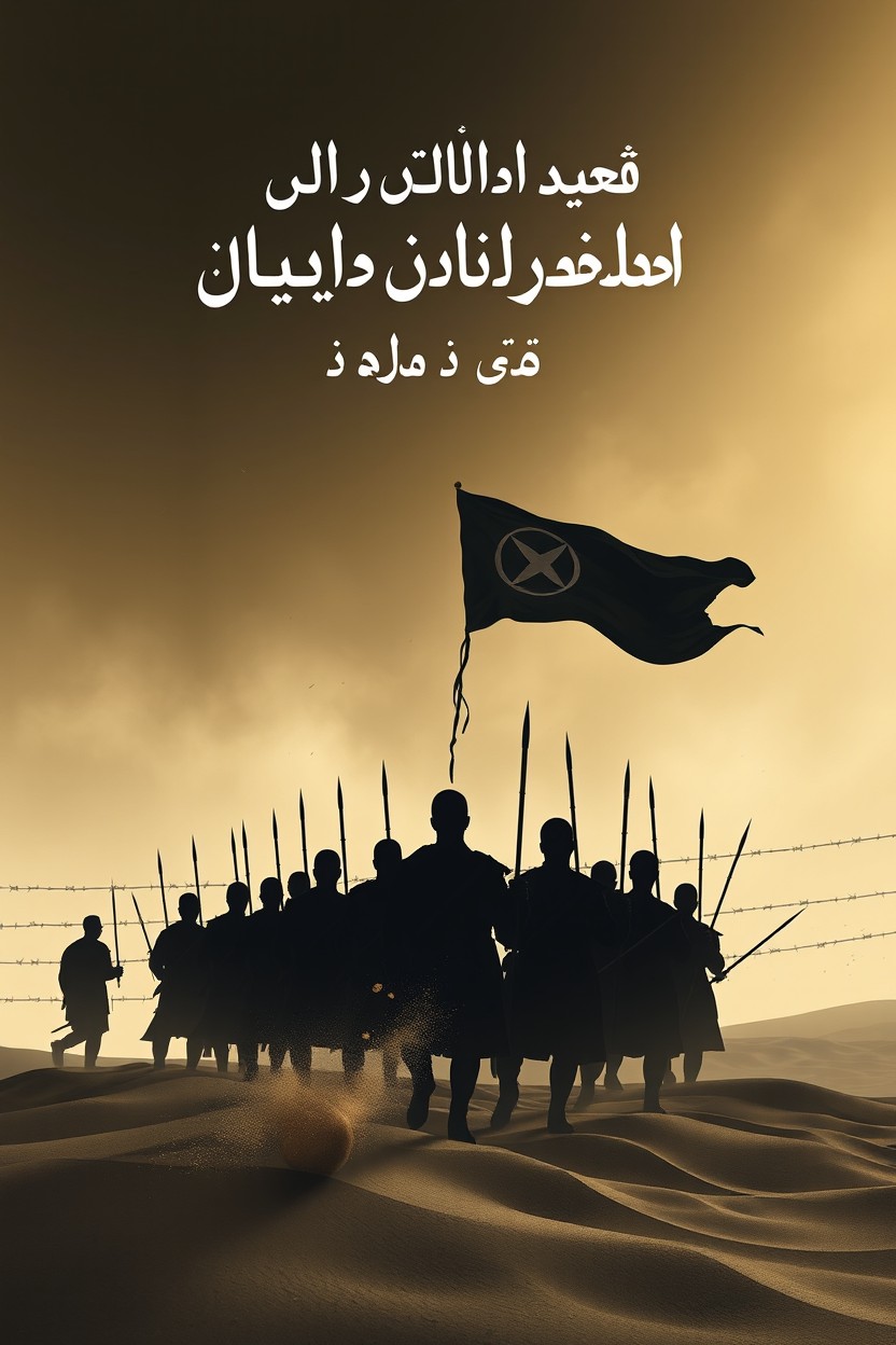 A book cover design titled "برجام از بدر تا احد" in bold Persian calligraphy