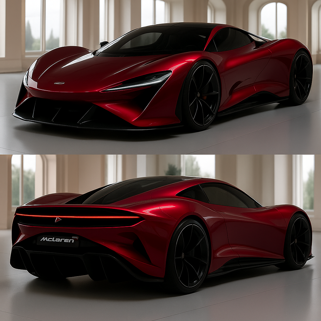 Mclaren conceptcar design from 2025 .the ultimate hypercar design.