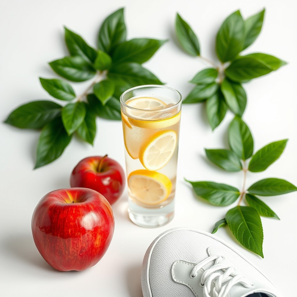 High-resolution lifestyle studio photography featuring a minimalist setting with a white and light green background