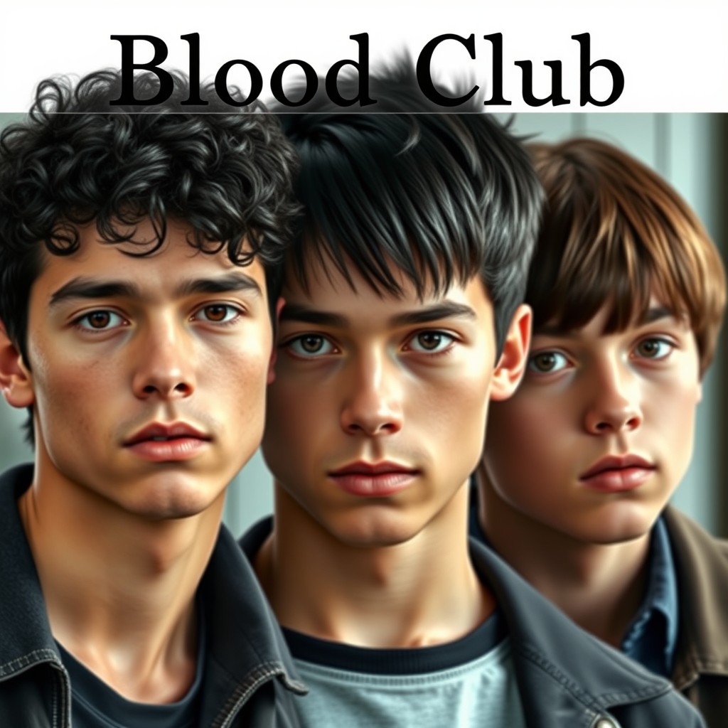 A realistic image of three American boys