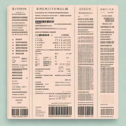 Generate a realistic, detailed image of an airline boarding pass with standard layout, typographical fonts, and standard colors.