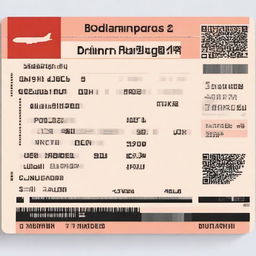 Generate an image of a boarding pass for a person named 'Balaram Raju'. Please, ensure details like flight number, seat number, and departure timeline are fictional and non-specific.