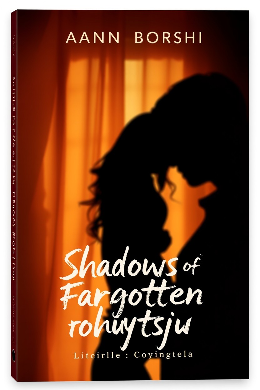 A book cover design titled 'Тіні забутих почуттів' (Shadows of Forgotten Feelings)