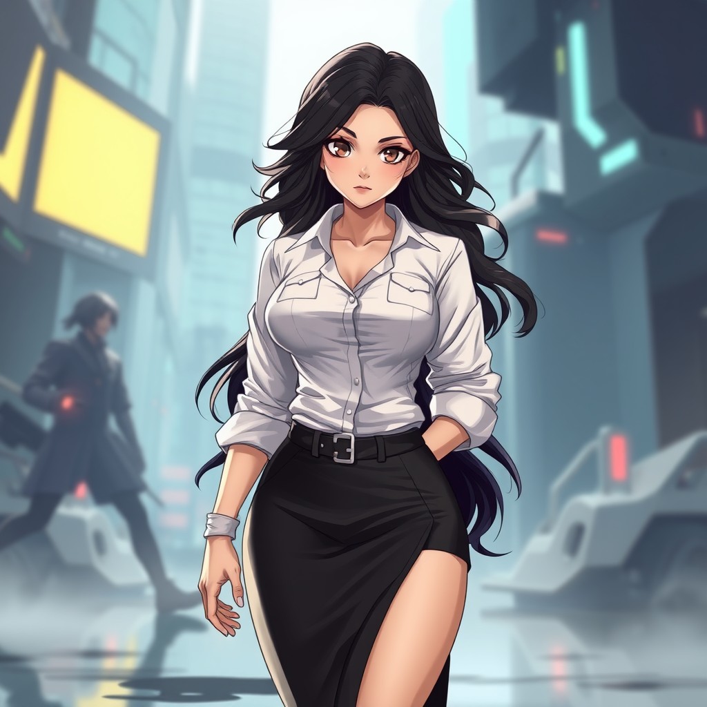 A 22-year-old female original character inspired by the game series Zenless Zone Zero