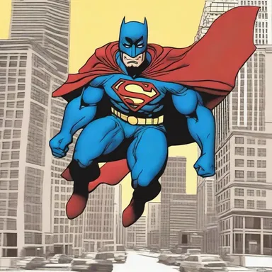 As the superhero flew across the city, he descryed the villain attempting to rob a bank.