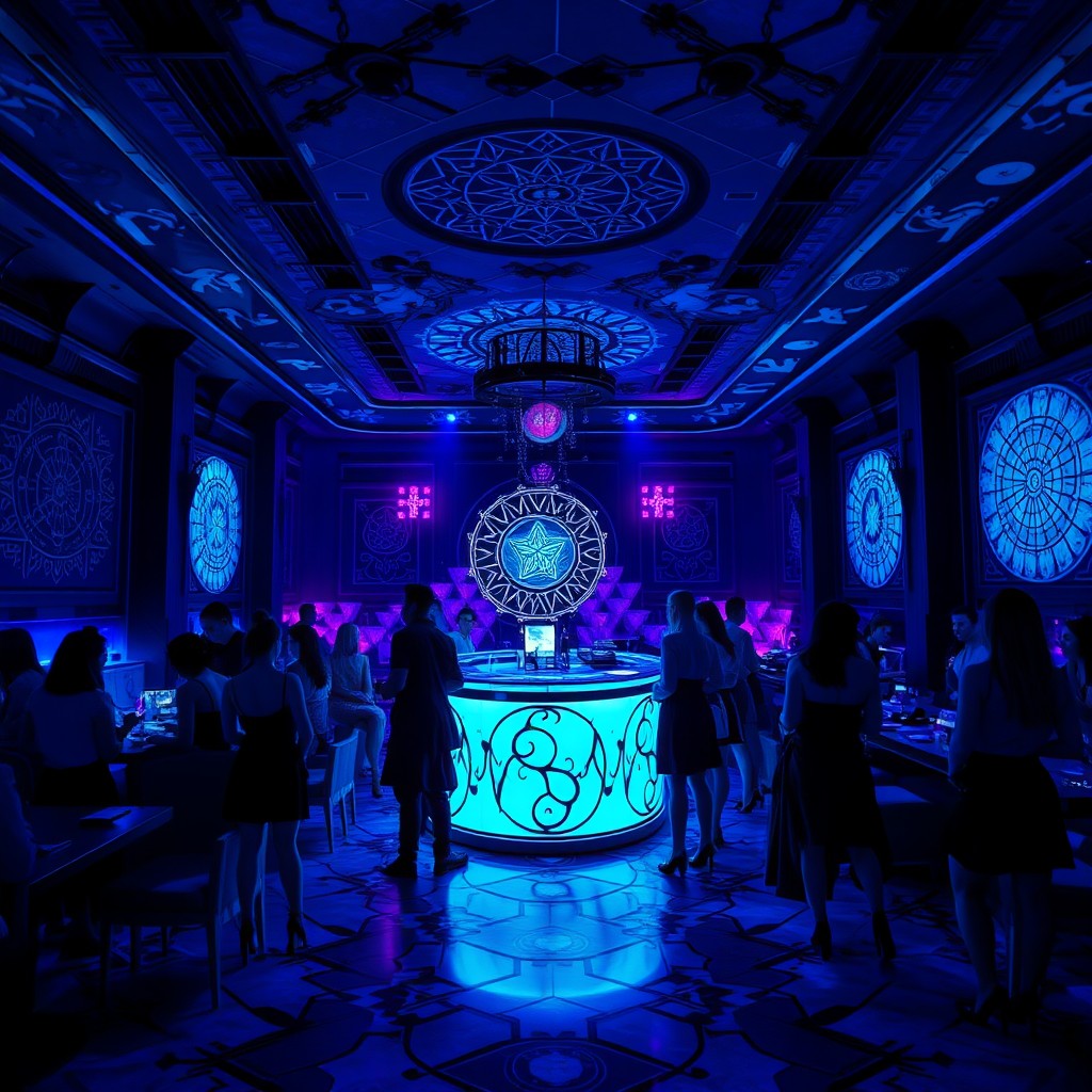 A captivating nightclub themed after 𝓛𝓲𝓶𝓮𝓷 𝓣𝓮𝓷𝓮𝓫𝓻𝓪𝓮, embodying an essence of mystery and empowerment