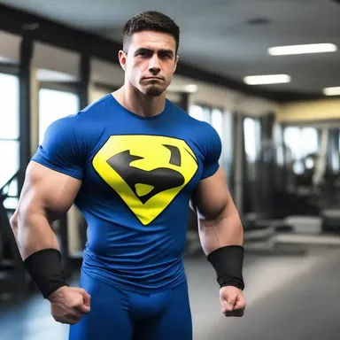 The superhero's feeling of inadequacy drove him to train harder and become stronger.