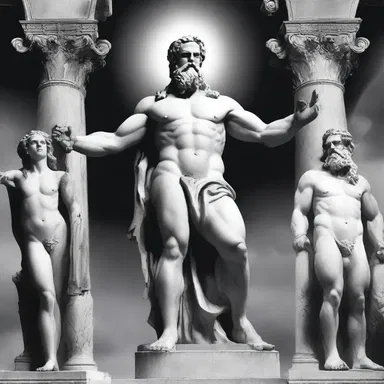 According to Greek mythology, Zeus punished mankind with various hardships due to their inadequacy in worshiping the gods.